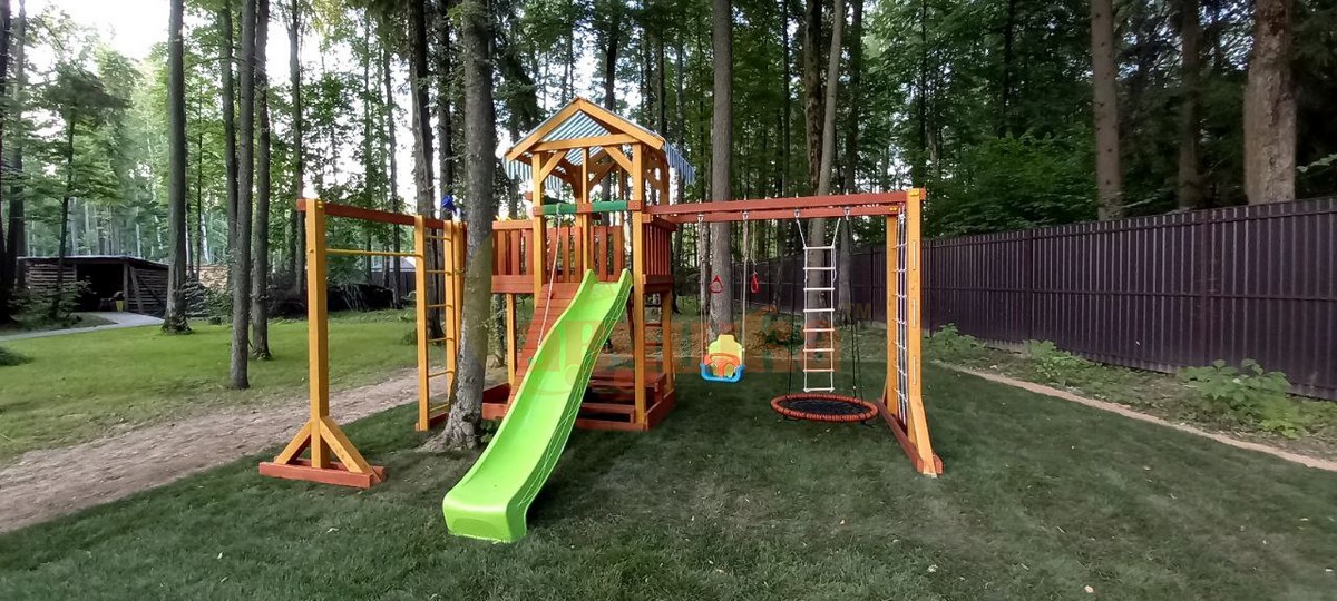 Детская деревянная игровая площадка Савушка 15