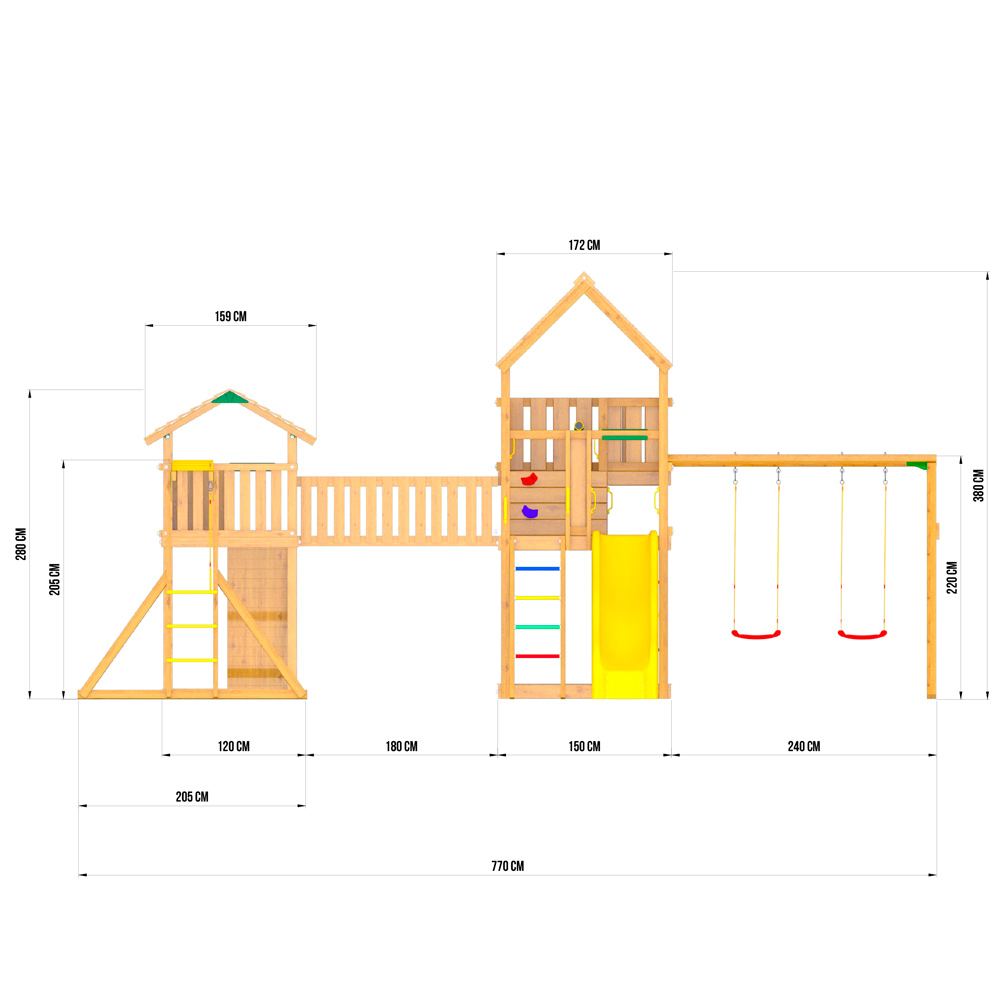 Детская игровая площадка Jungle Gym JВ11 "Памир"