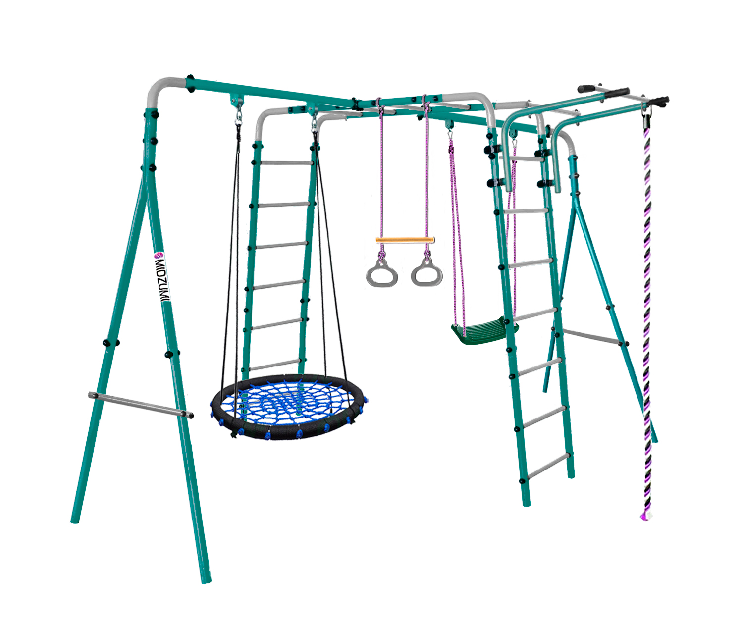Уличный детский спортивный комплекс Midzumi Tenshi Large XL (зеленое)