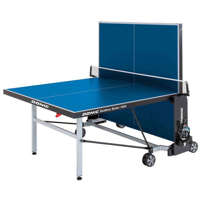 Всепогодный теннисный стол Donic Outdoor Roller 1000 зеленый (230291-G)