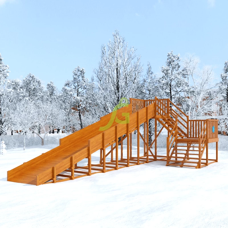 Зимняя горка "IgraGrad Snow Fox", скат 10 м (мод. 2)