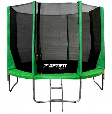 Батут OPTIFIT JUMP 14ft 4,27 м зеленый