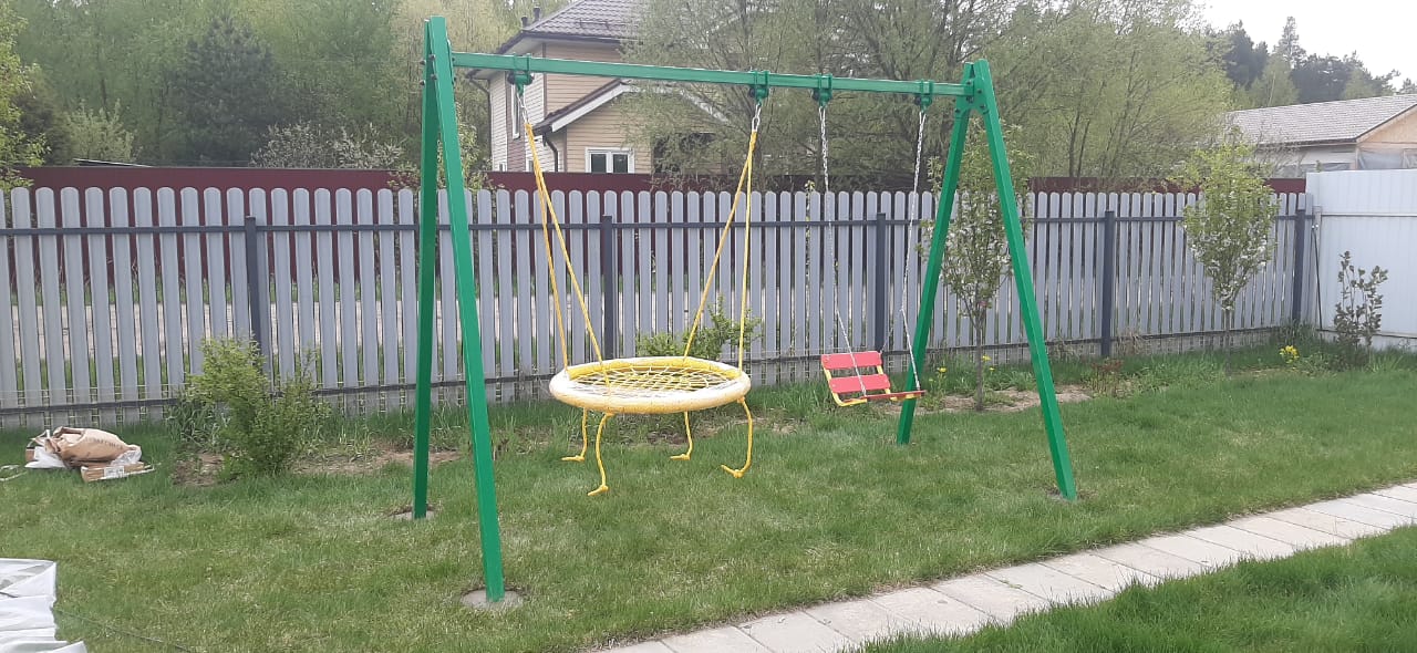 Качели АК двойные гнездо baby - grad 100 см K60LG-BG100