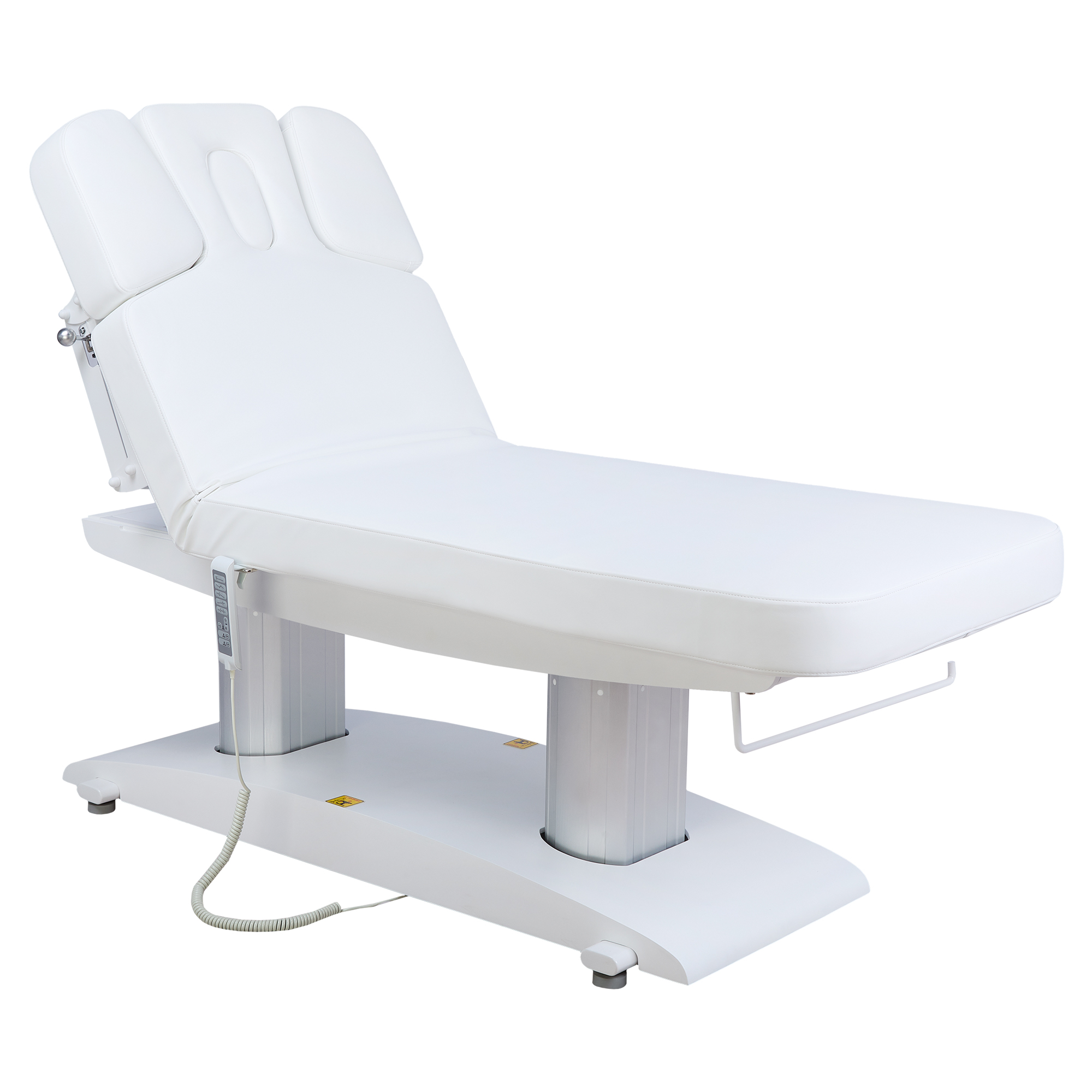 Массажный стол стационарный Mizomed MZ 2259H с электроприводом и подогревом (белый)