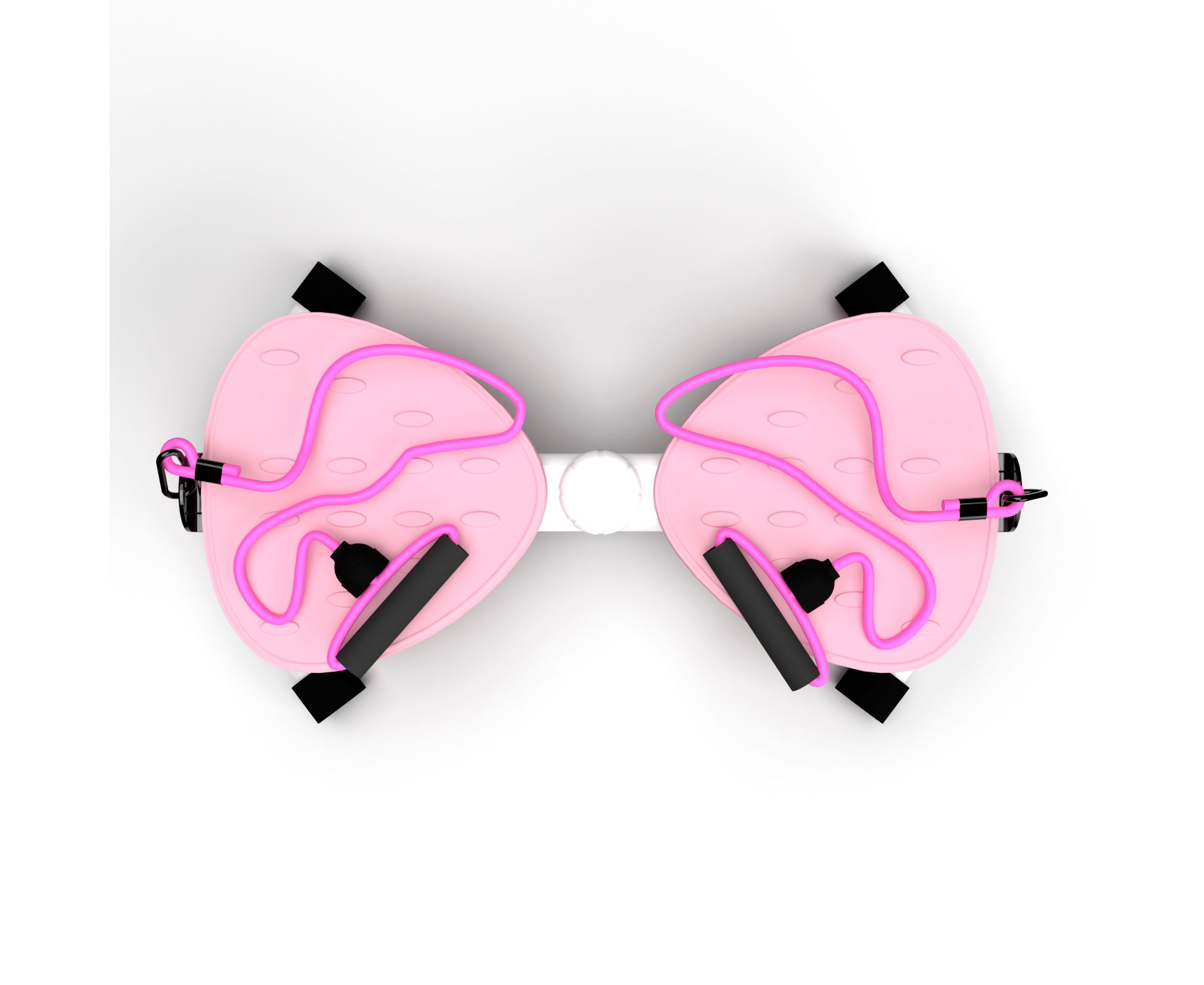 Фитнес платформа DFC "Twister Bow" с эспандерами Розовый TW-S108P